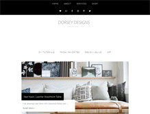Tablet Screenshot of dorseydesigns.com